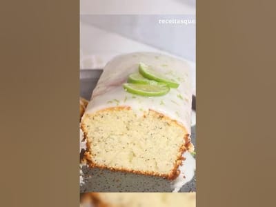 Pastel de Limón con Chía