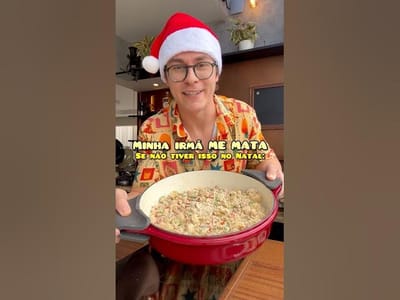 Farofa de Banana para a Ceia de Natal