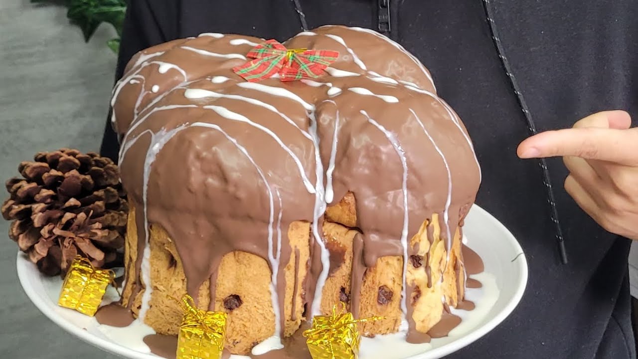 Gigantone de Chocolate (Montagem de Panetone Gigante)