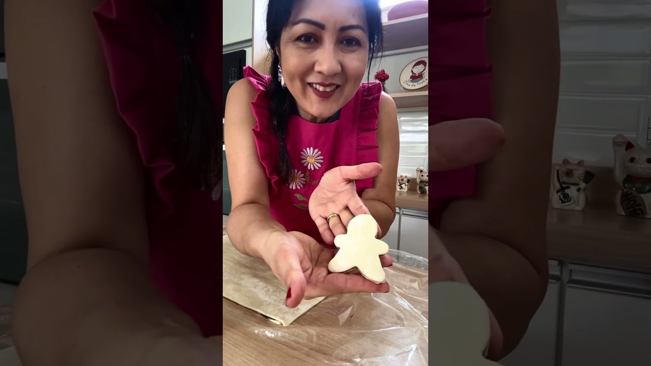 Biscoito Folhado Natalino