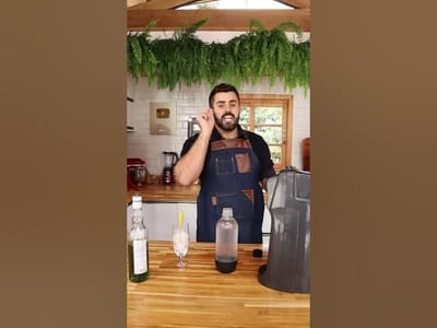 Soda Italiana de Manzana Verde