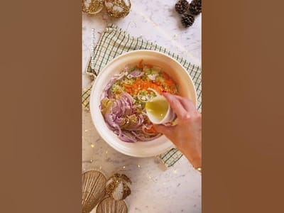 Salpicón Cremoso de Bacalao para Navidad