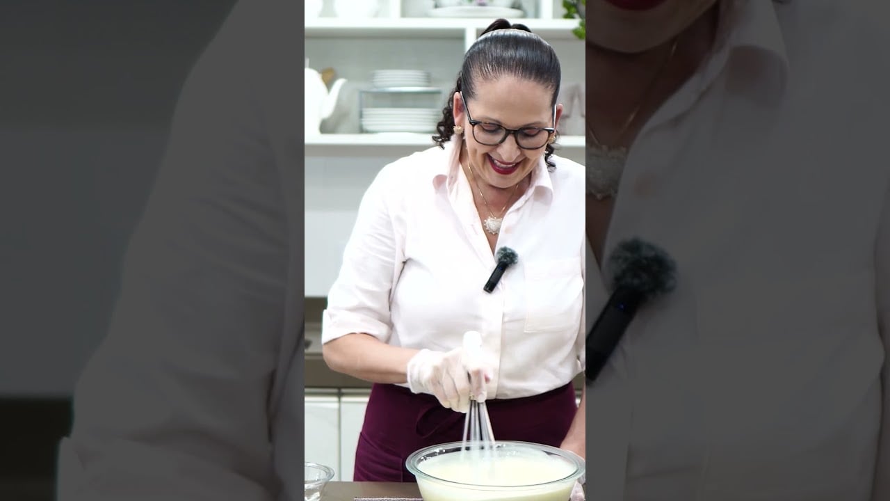 Postre Helado (Molde de Flan de Helado) de Leche en Polvo con Chocolate
