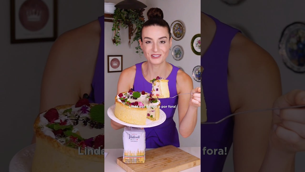 Torta de Gelatina Colorida