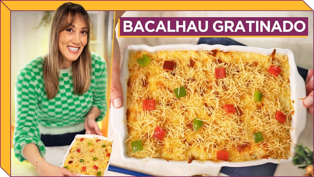 Bacalhau Gratinado de Natal