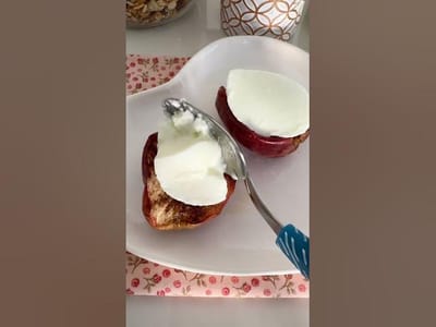 Manzana Horneada en Freidora de Aire