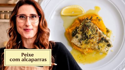 Pescado con Mantequilla de Alcaparras y Limón