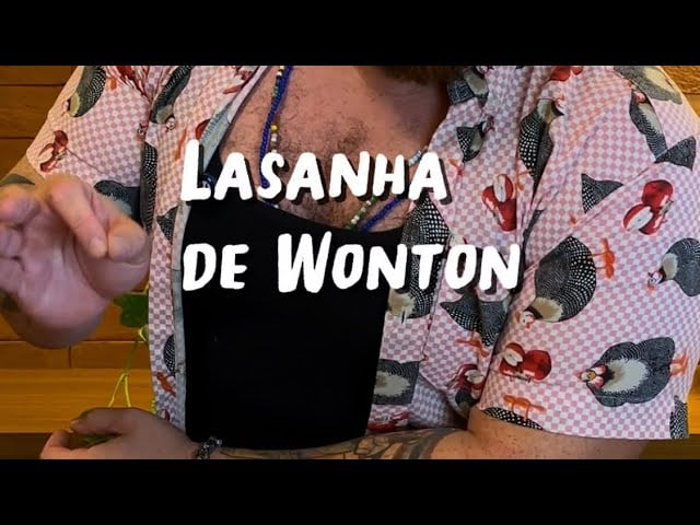 Lasaña de Wonton