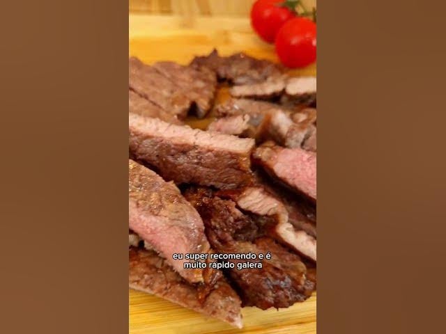 Carne na Air Fryer Suculenta e Rápida