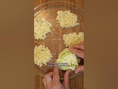 Repolho Assado com Queijo