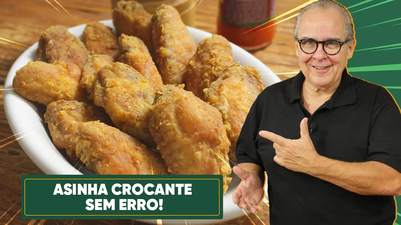 O Segredo da Asinha de Frango Crocante