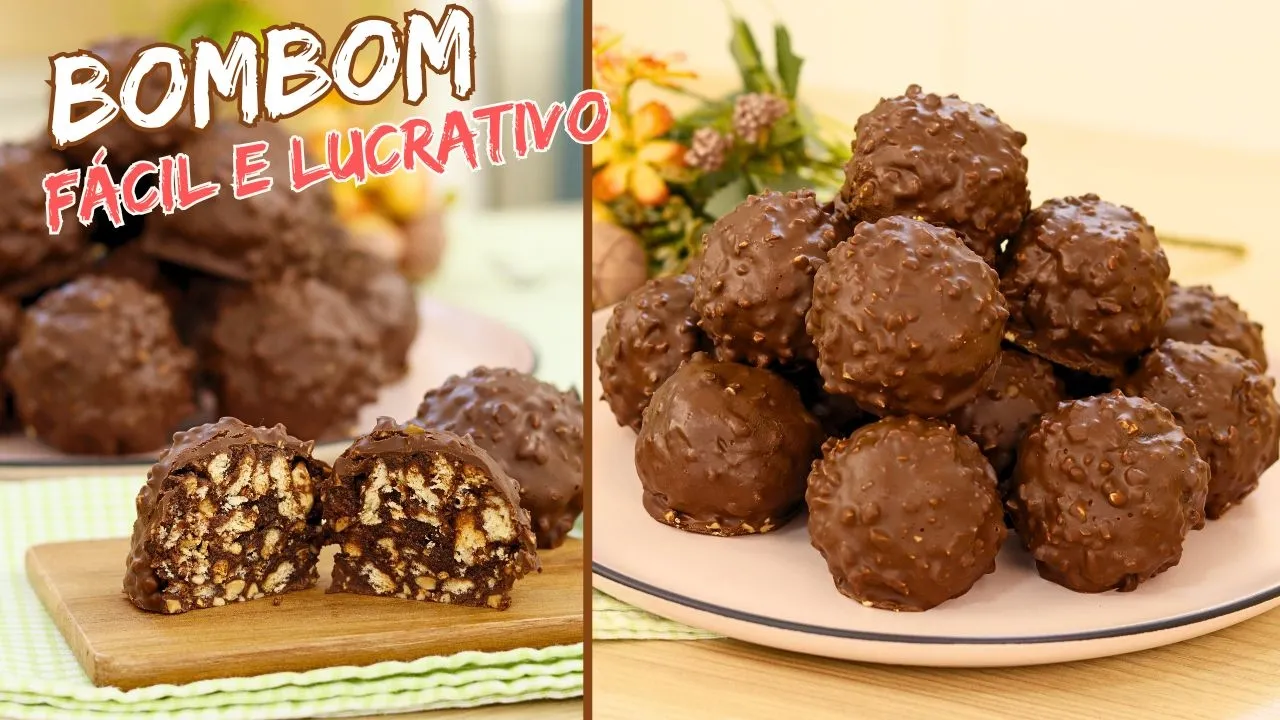 Bombom de Biscoito para Vender na Páscoa