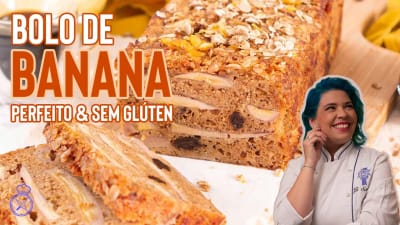 Pastel de Plátano Sin Gluten