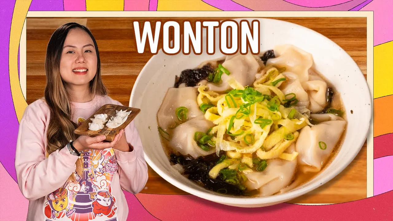 ¡¿Primo del GYOZA?! ¡Aprende a hacer WONTON!