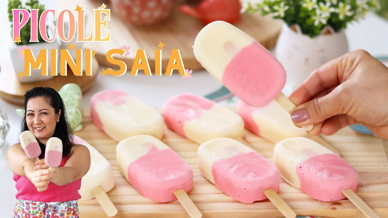 Picolé Mini Saia: Poucos Ingredientes, Fácil e Cremoso