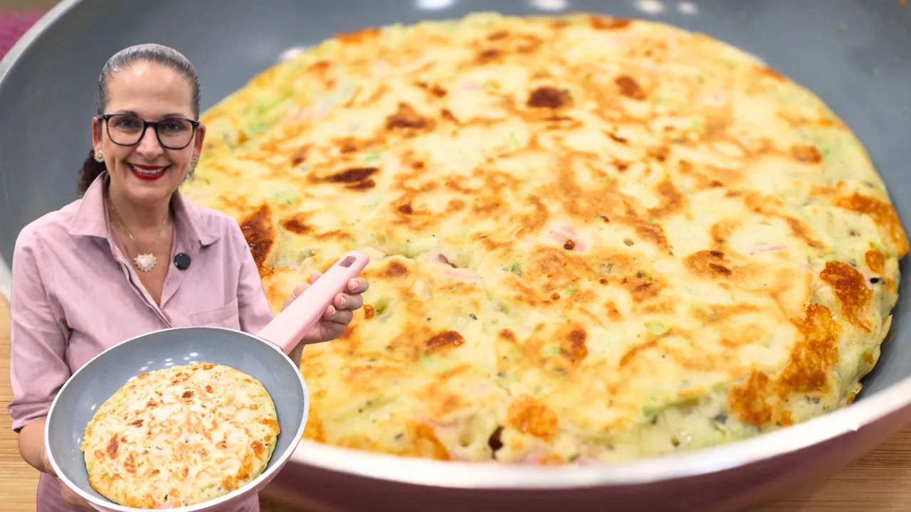 Lanche de Frigideira Fácil e Rápido