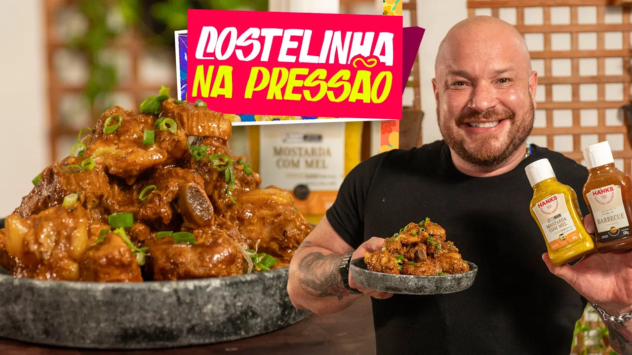 Pressure Cooker Ribs with Barbecue, Mustard, and Honey Sauce