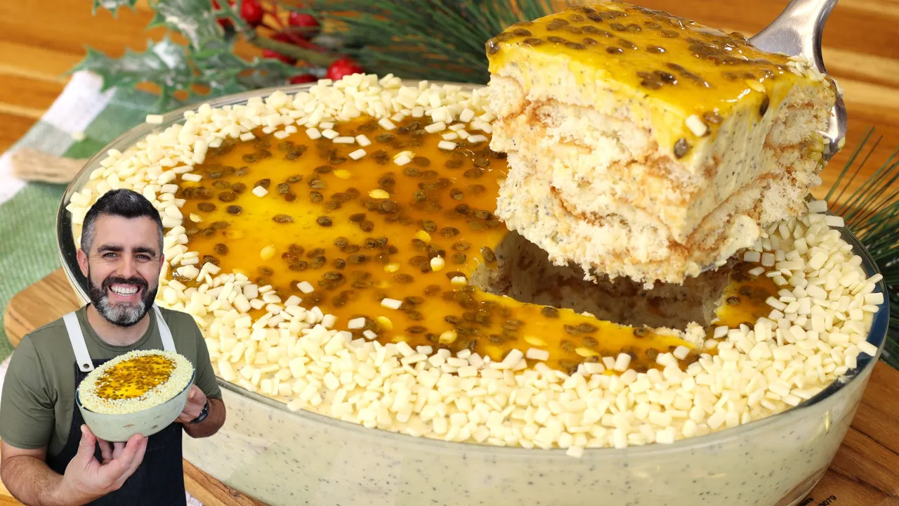 Carlota Cremosa de Maracuyá sin Olla