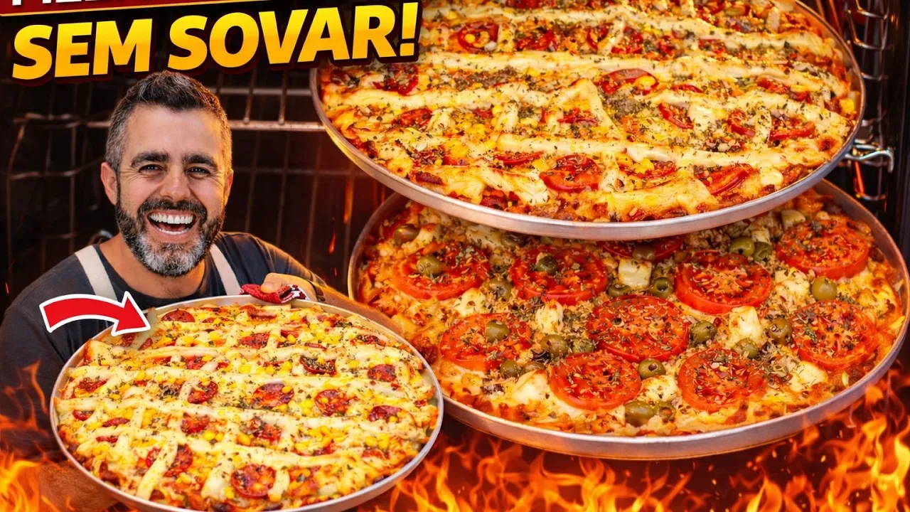 Pizza de Licuadora Fácil